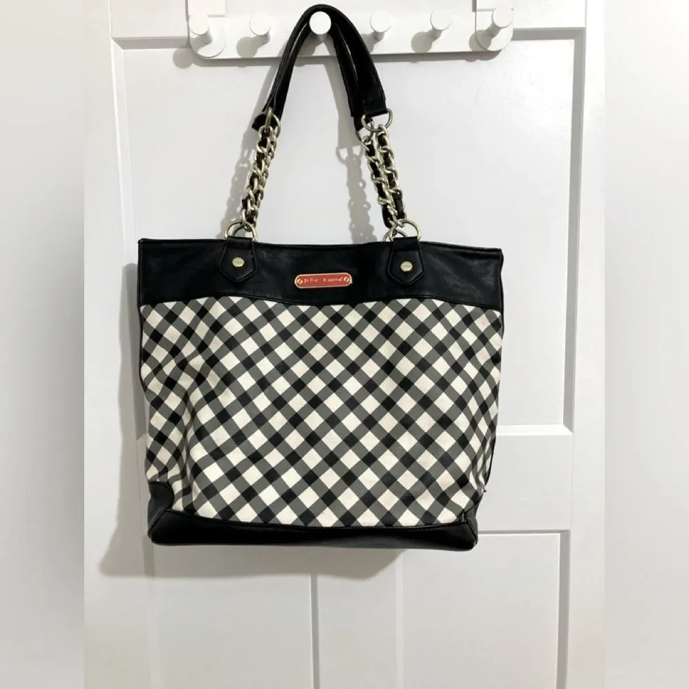 Betsey Johnson Betseyville Check Mate Bag - Picture 1 of 14